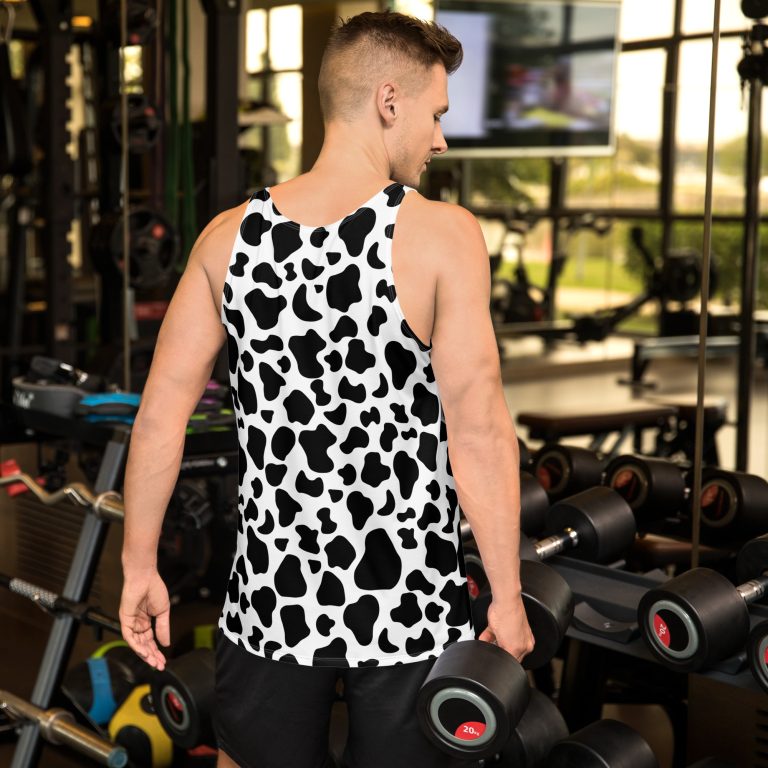 Cow Print unisex Tank Top